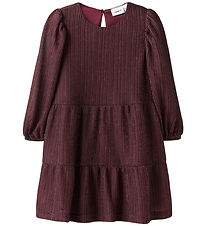 Name It Kjole - NmfRisilk - Burgundy