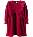 Name It Kjole - Velour - NmfRinne - Jester Red