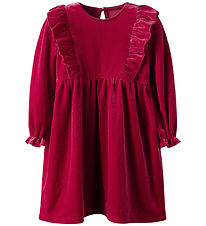 Name It Kjole - Velour - NmfRinne - Jester Red