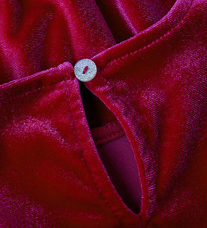 Name It Kjole - Velour - NmfRinne - Jester Red