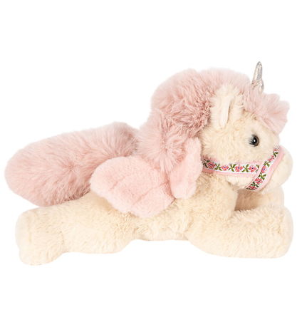 Konges Sløjd Bamse - Enhjørning - 30 cm - Beige/Rosa