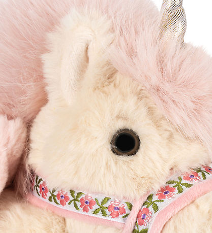 Konges Sløjd Bamse - Enhjørning - 30 cm - Beige/Rosa