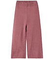 Fliink Bukser - Wide - Strik - Viskoseblanding - Alon - Ash Rose