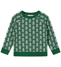 Fliink Bluse - Strik - Viskoseblanding - Benna - Hunter Green