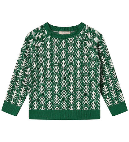 Fliink Bluse - Strik - Viskoseblanding - Benna - Hunter Green