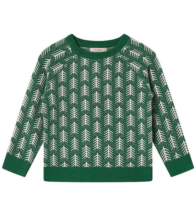 Fliink Bluse - Strik - Viskoseblanding - Benna - Hunter Green