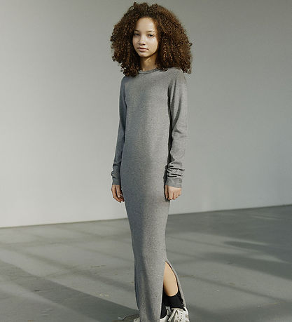 Sofie Schnoor Kjole - Uld - Strik - Korysy - Gråmeleret