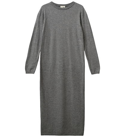 Sofie Schnoor Kjole - Uld - Strik - Korysy - Gråmeleret