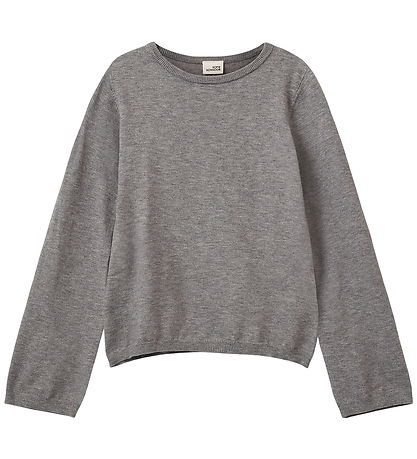 Sofie Schnoor Bluse - Uld - Strik - Vivosy - Gråmeleret