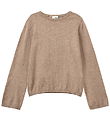 Sofie Schnoor Bluse - Uld - Strik - Vivosy - Deer Melange