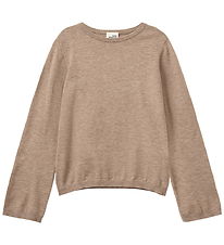 Sofie Schnoor Bluse - Uld - Strik - Vivosy - Deer Melange