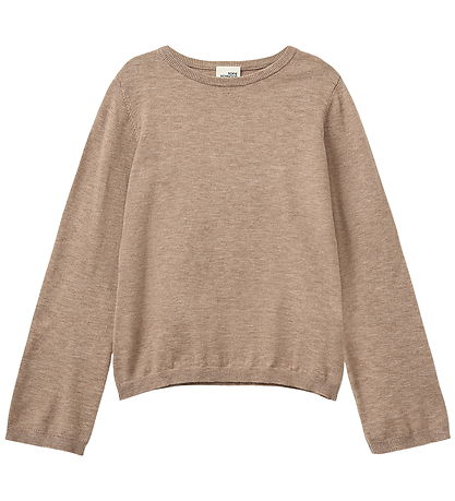Sofie Schnoor Bluse - Uld - Strik - Vivosy - Deer Melange