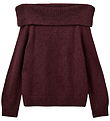 Sofie Schnoor Bluse - Strik - Sawasy - Plum