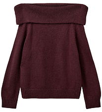 Sofie Schnoor Bluse - Strik - Sawasy - Plum