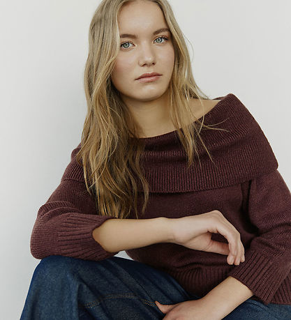 Sofie Schnoor Bluse - Strik - Sawasy - Plum