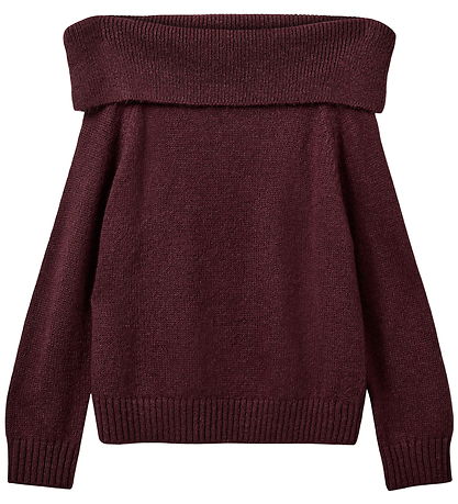 Sofie Schnoor Bluse - Strik - Sawasy - Plum