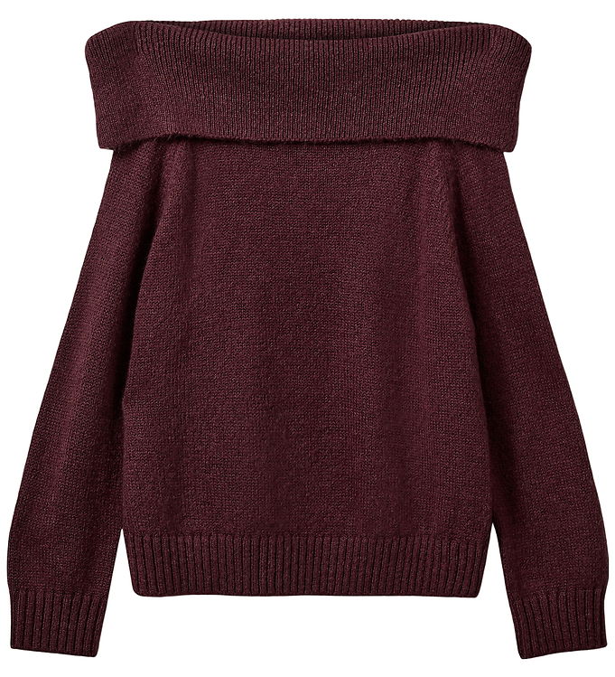 Sofie Schnoor Bluse - Strik - Sawasy - Plum