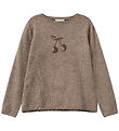 Sofie Schnoor Bluse - Strik - Uld - Ursask - Brown Melange