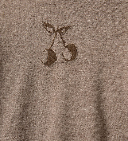 Sofie Schnoor Bluse - Strik - Uld - Ursask - Brown Melange