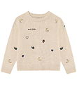 Fliink Bluse - Strik - Viskoseblanding - Benna - Sandshell