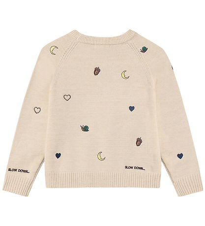 Fliink Bluse - Strik - Viskoseblanding - Benna - Sandshell