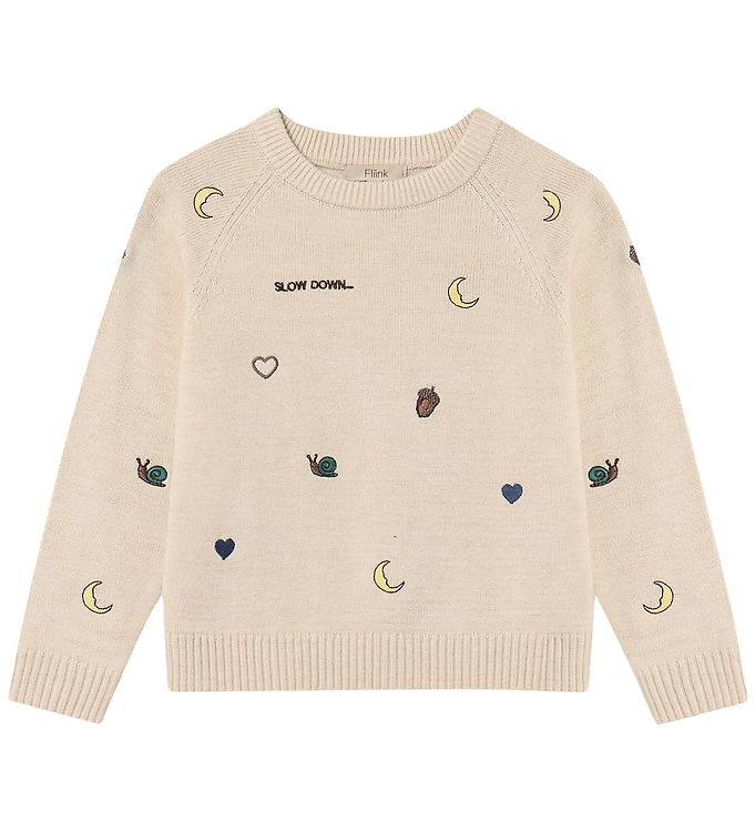 Fliink Bluse - Strik - Viskoseblanding - Benna - Sandshell