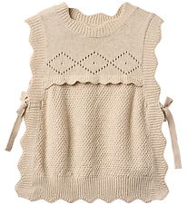Fliink Vest - Strik - Lovely - Sandshell