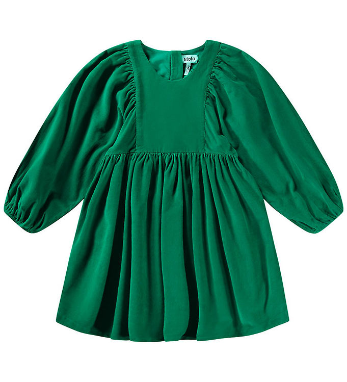 Molo Kjole - Fløjl - Caiosi - Sporting Green