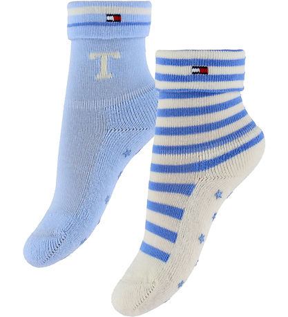 Tommy Hilfiger Strømper - 2-pak - Light Blue