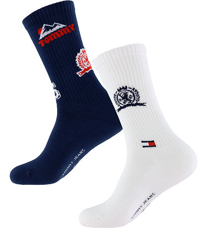 Tommy Hilfiger Strømper - 2-pak - Navy Tommy Hilfiger Strømper - 2-pak - Navy
