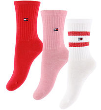 Tommy Hilfiger Strømper - 3-pak - Pink