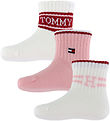 Tommy Hilfiger Strømper - 3-pak - Pink Tommy Hilfiger Strømper - 3-pak - Pink