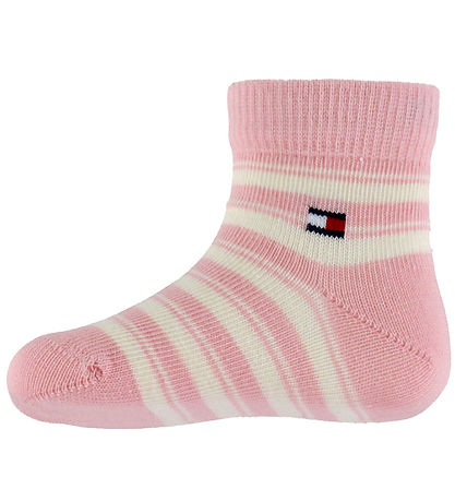 Tommy Hilfiger Strømper - 3-pak - Pink Tommy Hilfiger Strømper - 3-pak - Pink