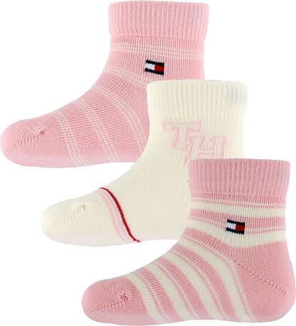 Tommy Hilfiger Strømper - 3-pak - Pink
