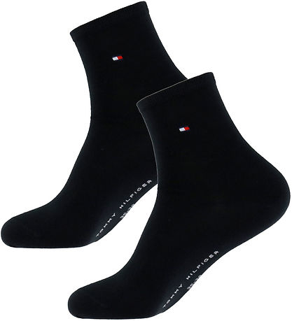 Tommy Hilfiger Strømper - 2-pak - Sort