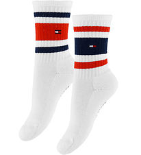 Tommy Hilfiger Strømper - 2-pak - Hvid Tommy Hilfiger Strømper - 2-pak - Hvid