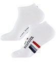 Tommy Hilfiger Sokkar - 2 Pakki - Hvítt Tommy Hilfiger Sokkar - 2 Pakki - Hvítt