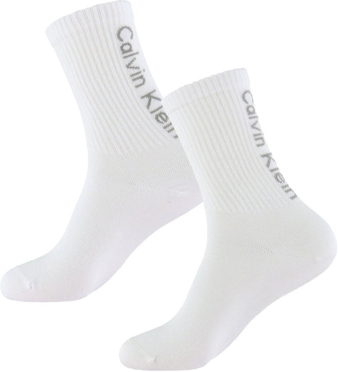 Calvin Klein Strømper - 2-pak - Hvid