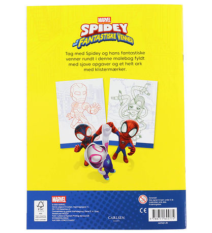 Forlaget Carlsen Malebog - Spidey Og Hans Fantastiske Venner