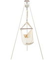 Moonboon Vugge - Classic Bundle - Baby Hammock - Nature/Hvid