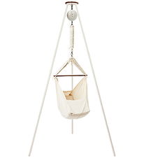 Moonboon Vugge - Classic Bundle - Baby Hammock - Nature/Hvid