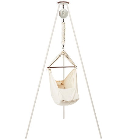 Moonboon Vugge - Classic Bundle - Baby Hammock - Nature/Hvid