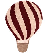 Filibabba Gulvtæppe - Luftballon - Deeply Red