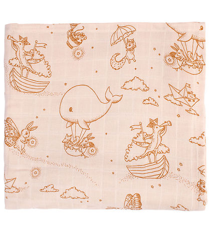 Filibabba Stofble - Musselin - 65x65 cm - Dreamy Adventurers Filibabba Stofble - Musselin - 65x65 cm - Dreamy Adventurers
