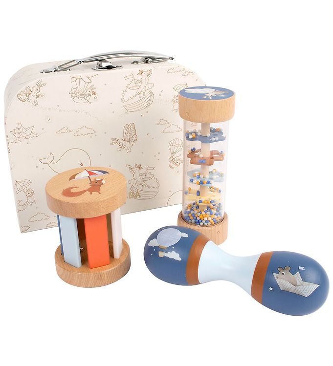 Filibabba Legekuffert – Mit Første Sanselegetøj I Træ