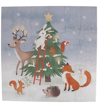 Filibabba Puslespil - 30 Brikker - Wonderful Winter - Skovens Dy