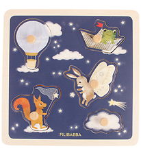 Filibabba Sanse-puslespil I Træ - Little Adventurers