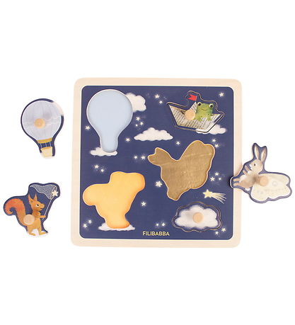 Filibabba Sansepuslespil I Træ - Little Adventurers