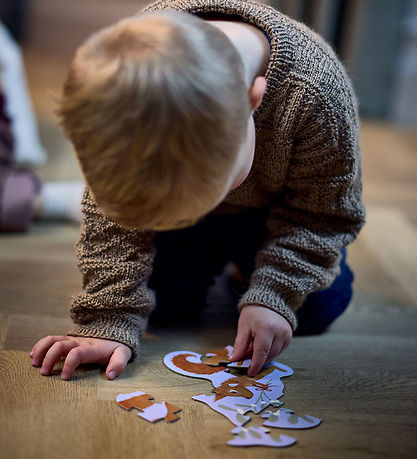Filibabba Puslespil - Sæt m. 4 Puslespil - Wonderful Winter - Sk