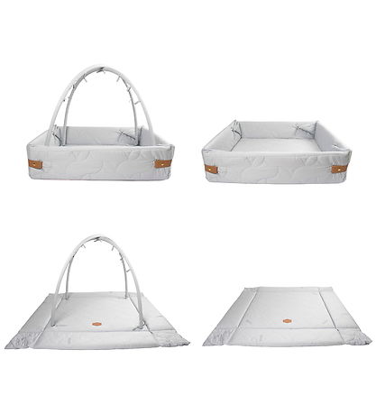 Filibabba Aktivitetsnest - Soft Quilt - Pearl Blue